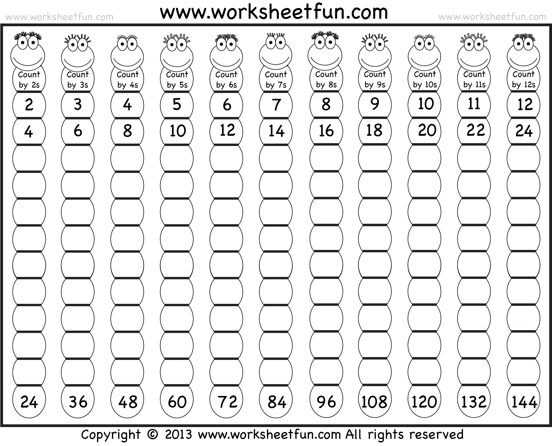 Times Tables Worksheets 1 12 Printable Times Tables Worksheets 1 12 Printable