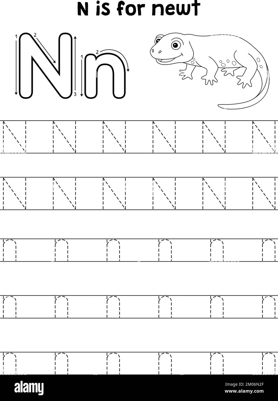 Free Printable Letter N Tracing Worksheets Free Printable Letter N Tracing Worksheets