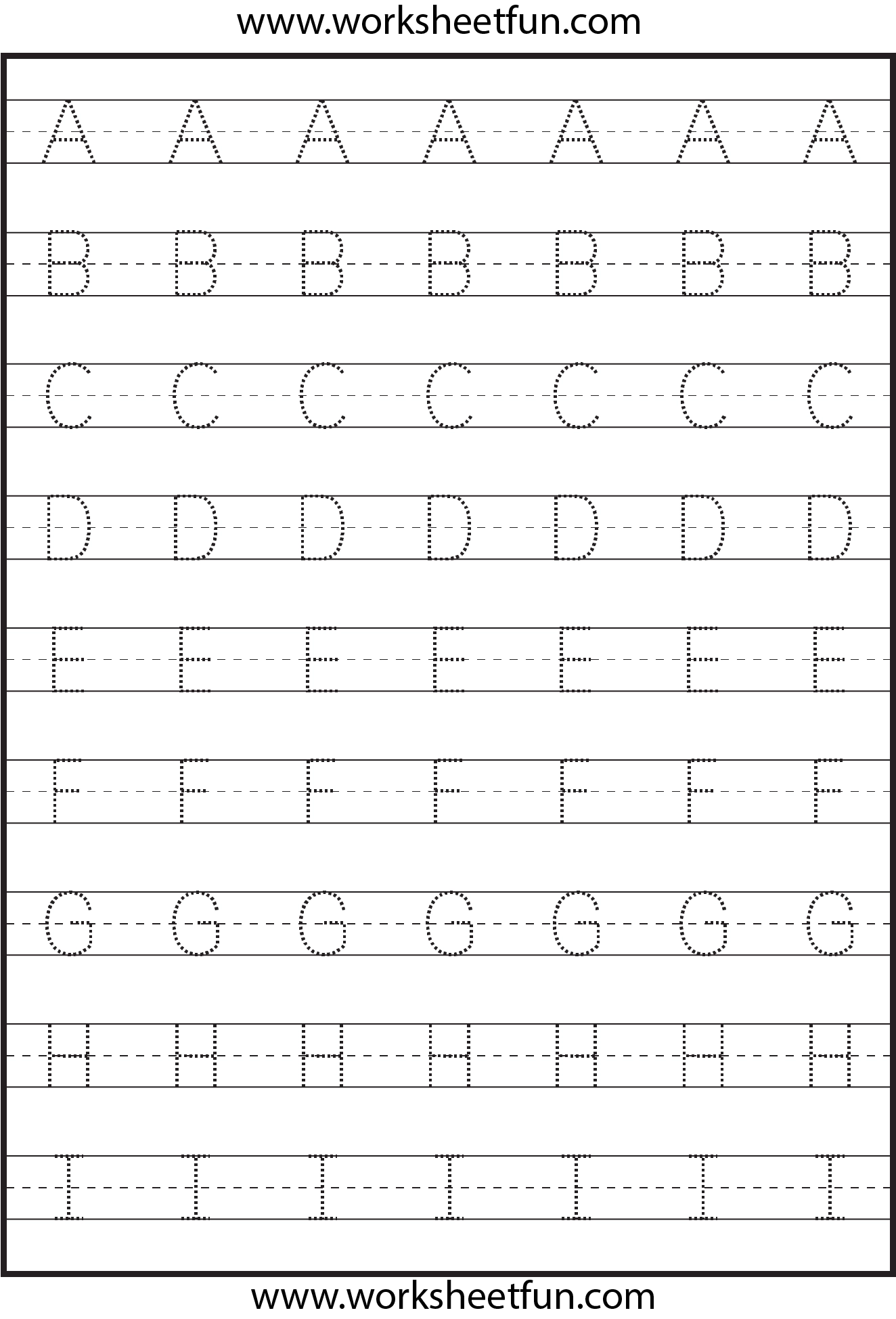 Tracing Uppercase Letters Capital Letters 3 Worksheets Tracing Uppercase Letters Capital Letters 3 Worksheets