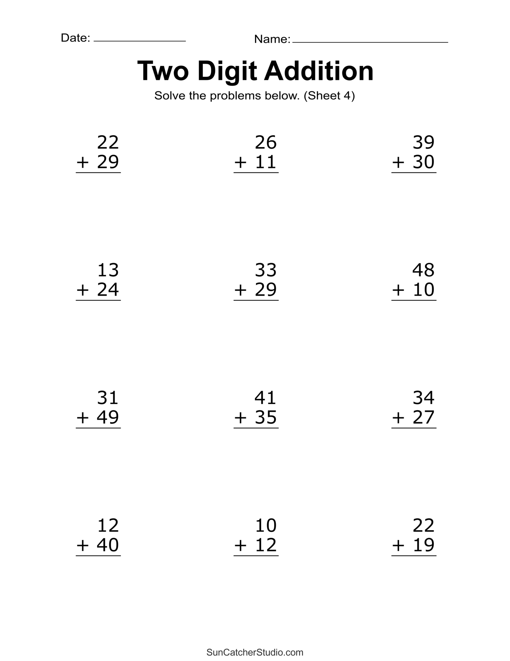 Free Printable Math Worksheets For 2nd Grade Free Printable Math Worksheets For 2nd Grade