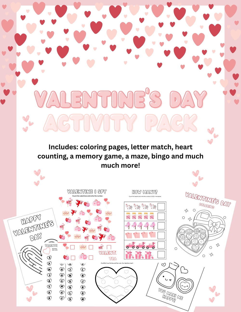 Free Printable Valentine's Day Worksheets Free Printable Valentine's Day Worksheets
