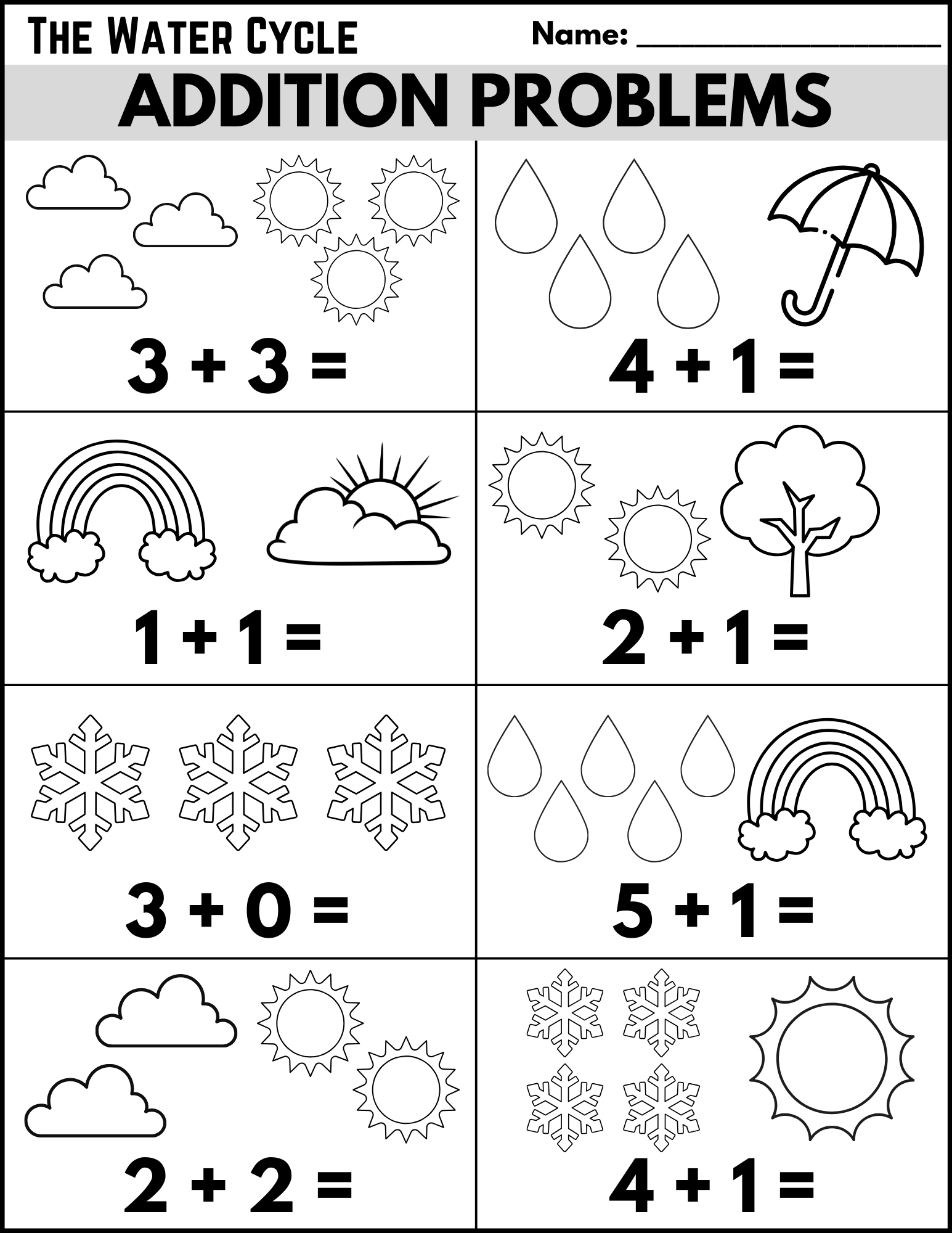 Free Printable Water Cycle Worksheets Free Printable Water Cycle Worksheets