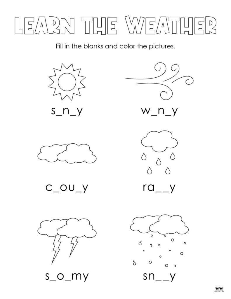 Weather Worksheets amp Printables 50 FREE Pages Printabulls Weather Worksheets amp Printables 50 FREE Pages Printabulls