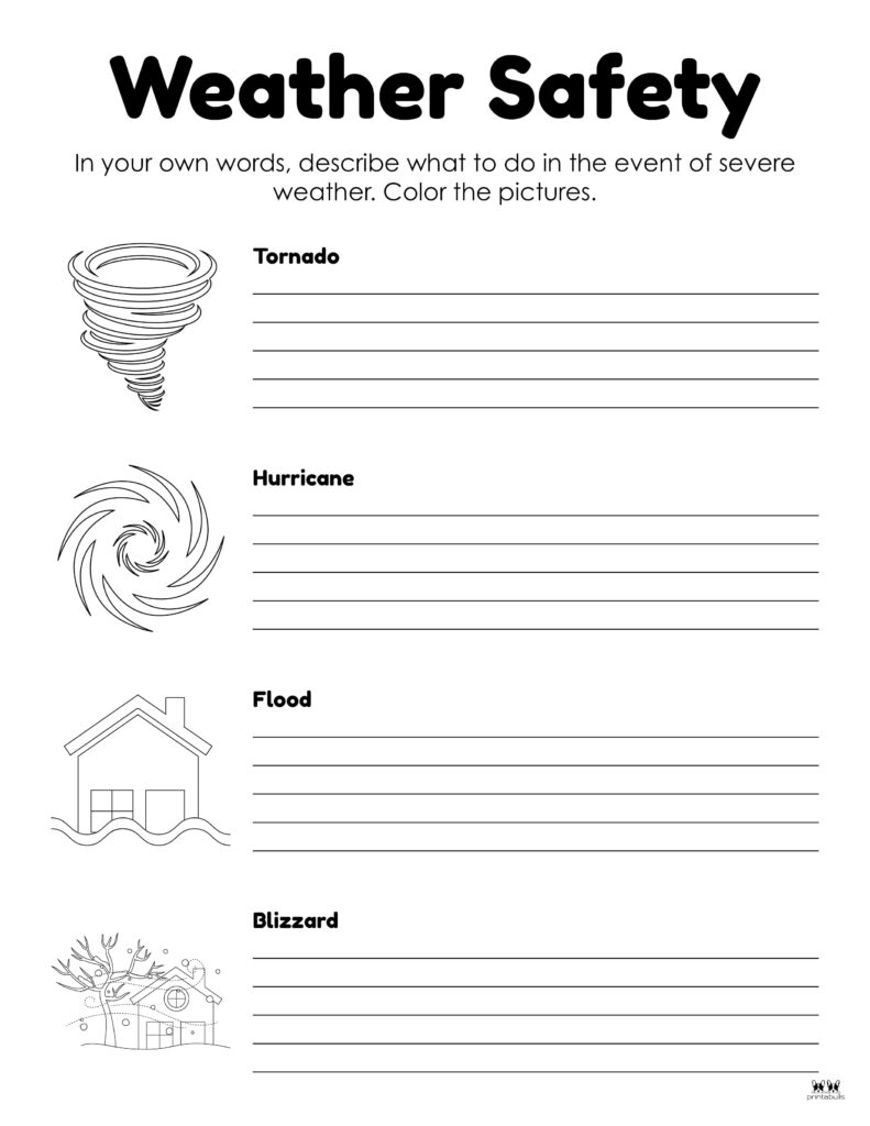 Printable Weather Worksheets Printable Weather Worksheets