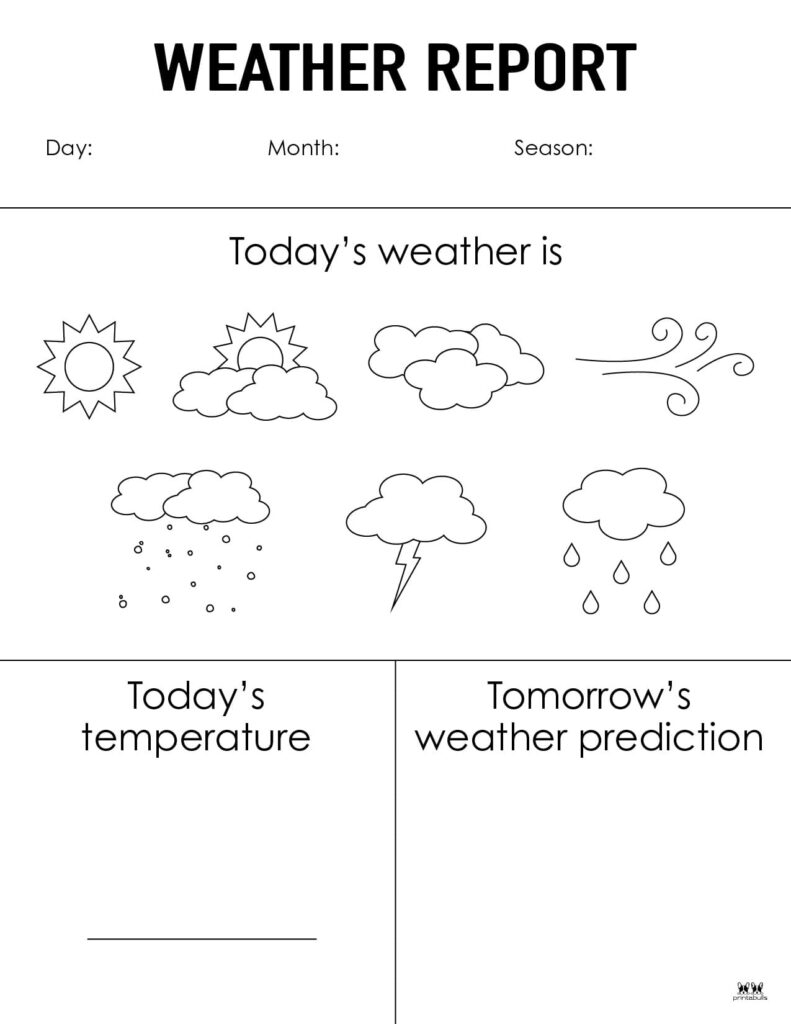 Weather Worksheets amp Printables 50 FREE Pages Printabulls Weather Worksheets amp Printables 50 FREE Pages Printabulls