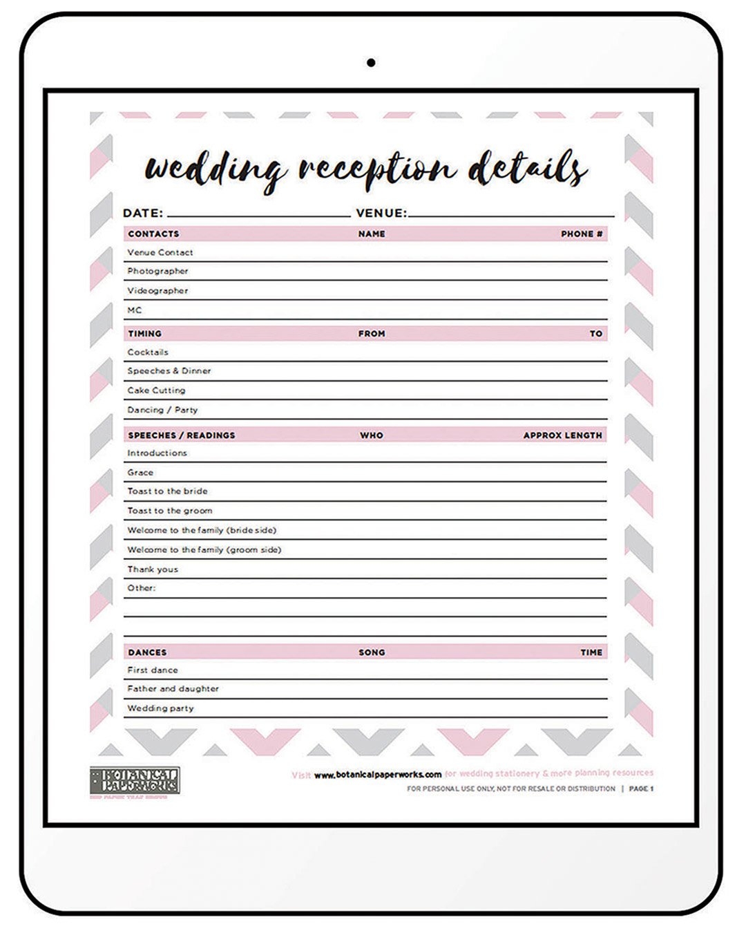 Wedding Planning Printables Free Templates To Keep You Organized Wedding Planning Printables Free Templates To Keep You Organized