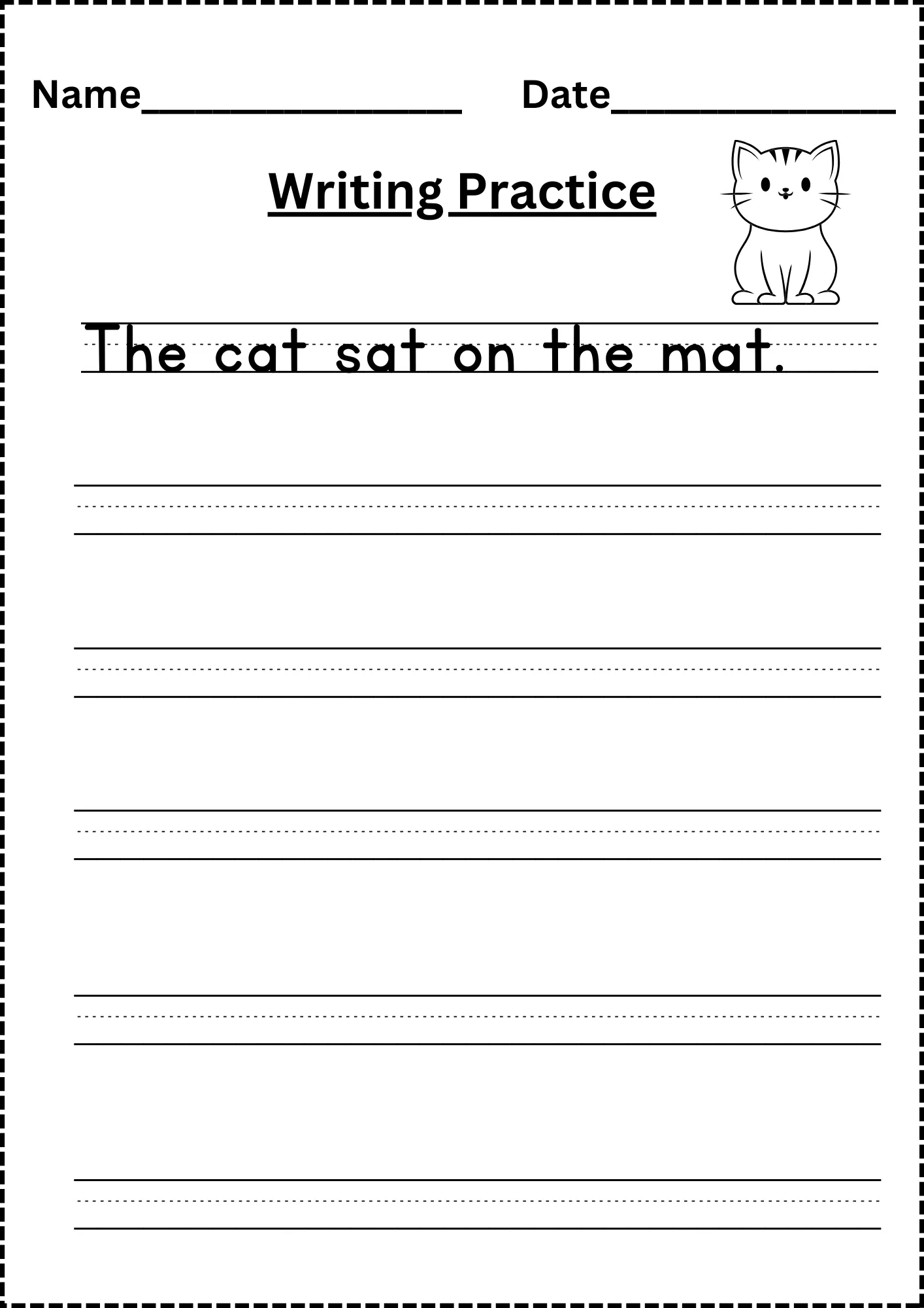 Free Printable Kindergarten Writing Worksheets Free Printable Kindergarten Writing Worksheets