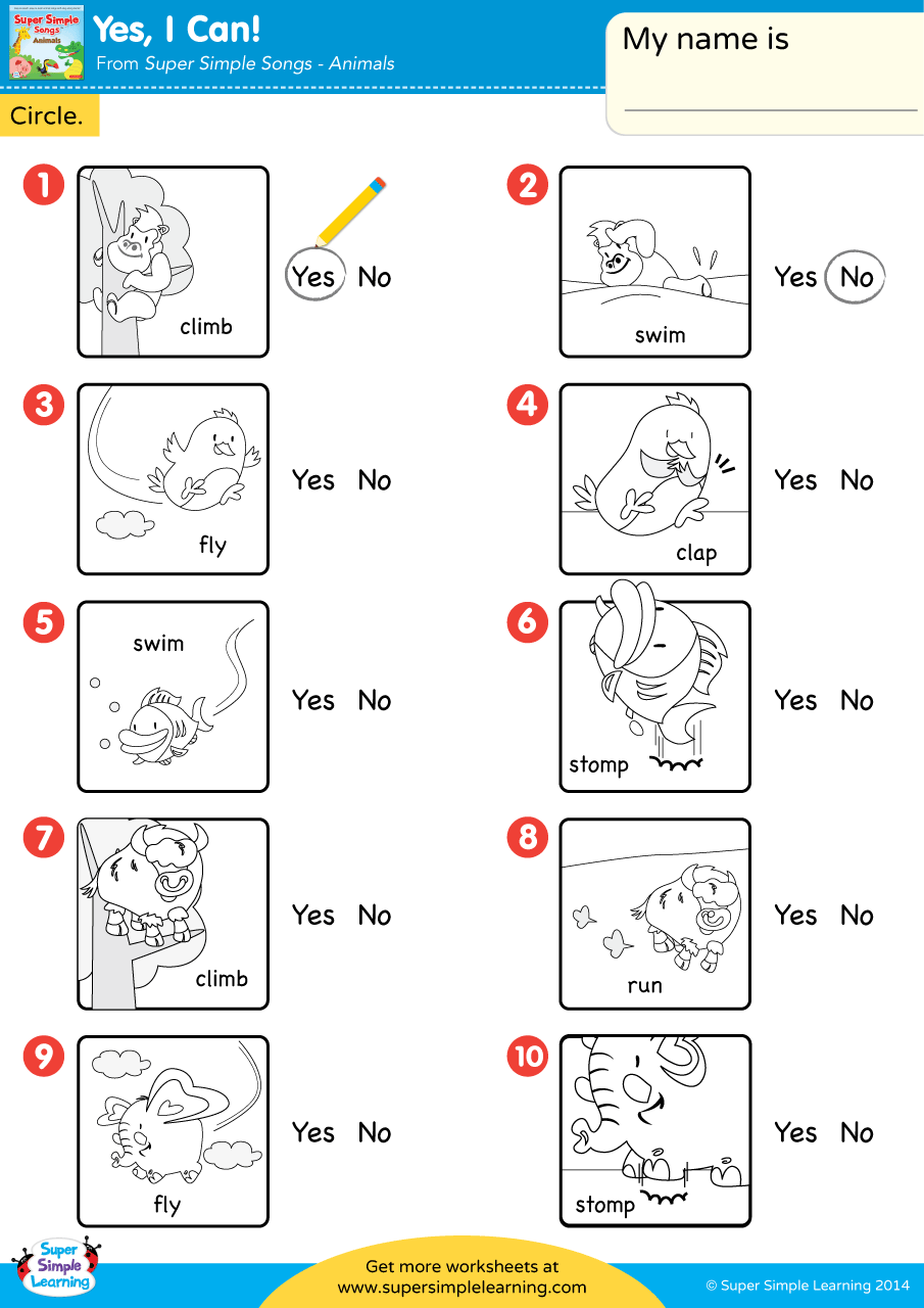 Printable Activity Worksheets